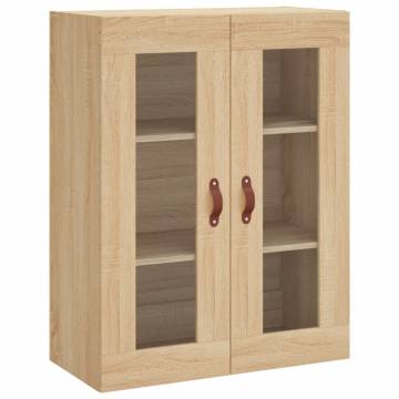 Stylish Highboard Sonoma Oak 69.5x34x180 cm - Hipomarket