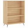 Stylish Highboard Sonoma Oak 69.5x34x180 cm - Hipomarket