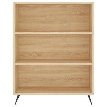 Stylish Highboard Sonoma Oak 69.5x34x180 cm - Hipomarket