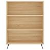 Stylish Highboard Sonoma Oak 69.5x34x180 cm - Hipomarket