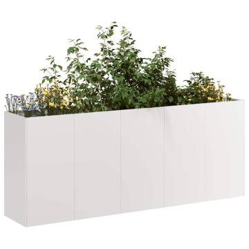 Stylish Stainless Steel Planter 200x40x80 cm - Hipomarket