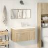 3 Piece Bathroom Furniture Set - Sonoma Oak - Stylish & Durable