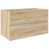 3 Piece Bathroom Furniture Set - Sonoma Oak - Stylish & Durable