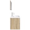 3 Piece Bathroom Furniture Set - Sonoma Oak - Stylish & Durable