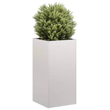 Stylish 40x40x80 cm Stainless Steel Planter for Gardens