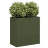  Planter Olive Green 80x40x80 cm Cold-rolled Steel Colour steel/olive green Size 80 x 40 x 80 cm Quantity in Package 1 