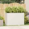 Stylish White Planter - 120x40x80 cm Cold-Rolled Steel