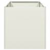 Stylish White Planter 40x80x40 cm - Cold-Rolled Steel