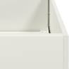 Stylish White Planter 40x80x40 cm - Cold-Rolled Steel