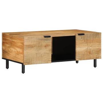 Coffee Table Brown 100x54cm - Solid Mango Wood | HipoMarket