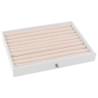 Elegant 10-Layer Jewellery Box with Watch Holders - White