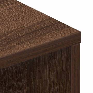 Stylish Brown Oak TV Cabinet - 100x40 cm | HipoMarket UK