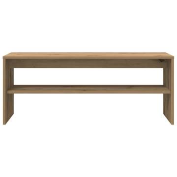 Artisan Oak TV Cabinet - 100x40x40 cm Engineered Wood