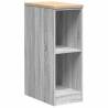 Garage Storage Cabinet Grey Sonoma - Durable Pinewood Design