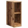 Garage Storage Cabinet Old Wood - 30x51x85 cm Solid Pine