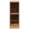 Garage Storage Cabinet Old Wood - 30x51x85 cm Solid Pine