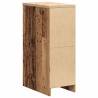 Garage Storage Cabinet Old Wood - 30x51x85 cm Solid Pine