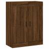 Stylish Highboard Brown Oak 69.5x34x180 cm - Hipomarket