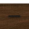 Stylish Highboard Brown Oak 69.5x34x180 cm - Hipomarket