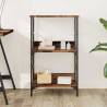 Classic Old Wood Book Cabinet - 50x33x82 cm | Hipo Market