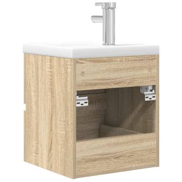 2 Piece Bathroom Furniture Set - Sonoma Oak | HipoMarket