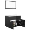 High Gloss Black Bathroom Furniture Set | Stylish & Modern