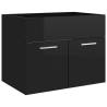 High Gloss Black Bathroom Furniture Set | Stylish & Modern