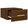 Wall-mounted Bedside Cabinets 2 pcs Brown Oak - Hipo Market