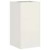 Stylish White Planter 40x40x80 cm in Cold-rolled Steel