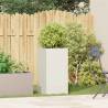 Stylish White Planter 40x40x80 cm in Cold-rolled Steel