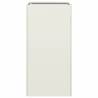 Stylish White Planter 40x40x80 cm in Cold-rolled Steel