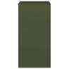 Olive Green Planter 40x40x80 cm - Durable Cold-Rolled Steel