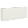 White Cold-Rolled Steel Planter - 200x40x80 cm | Hipomarket