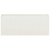 White Cold-Rolled Steel Planter - 200x40x80 cm | Hipomarket