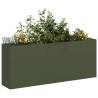  Planter Olive Green 200x40x80 cm Cold-rolled Steel Colour steel/olive green Size 200 x 40 x 80 cm Quantity in Package 1 