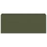 Stylish Olive Green Planter - Cold-Rolled Steel 200x40x80 cm