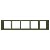 Stylish Olive Green Planter - Cold-Rolled Steel 200x40x80 cm