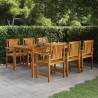 Garden Table 200x100x74 cm Solid Wood Acacia Colour brown Size 200 x 100 x 74 cm Quantity in Package 1 