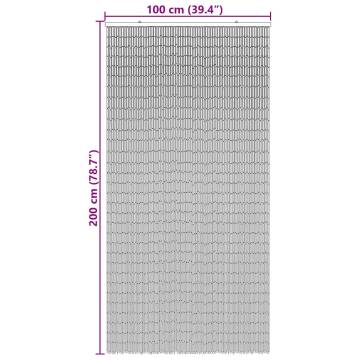 Insect Door Curtain Bamboo Print 100x200 cm | Hipomarket