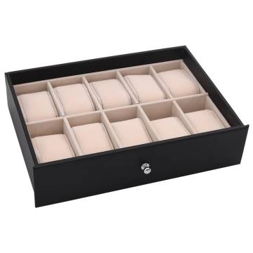 Jewellery Box 10-Layer with Watch Holders - Elegant Storage