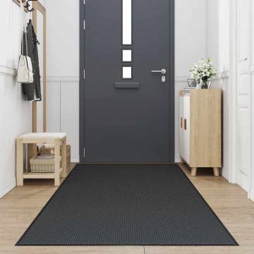 Durable Black Doormat 115x500 cm - Perfect for High Traffic Areas