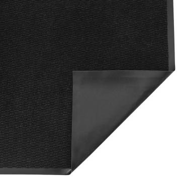 Durable Black Doormat 115x500 cm - Perfect for High Traffic Areas