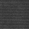 Doormat Stripe Black and Grey 115x400 cm - Durable & Non-Slip