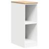 Garage Storage Cabinet White 30x51x85 cm | Durable Pine Wood