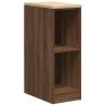 Garage Storage Cabinet Brown Oak - Durable Pinewood Design