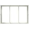 Planter White 120x80x40 cm Steel - Stylish Outdoor Solution