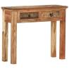 Rustic Console Table 90.5x30x75cm | Solid Acacia & Reclaimed Wood