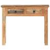 Rustic Console Table 90.5x30x75cm | Solid Acacia & Reclaimed Wood