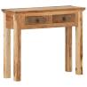 Rustic Console Table 90.5x30x75cm | Solid Acacia & Reclaimed Wood