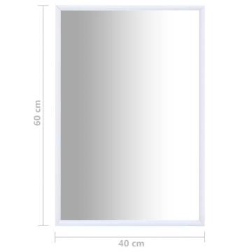 Mirror White 60x40 cm - Stylish Minimalist Design